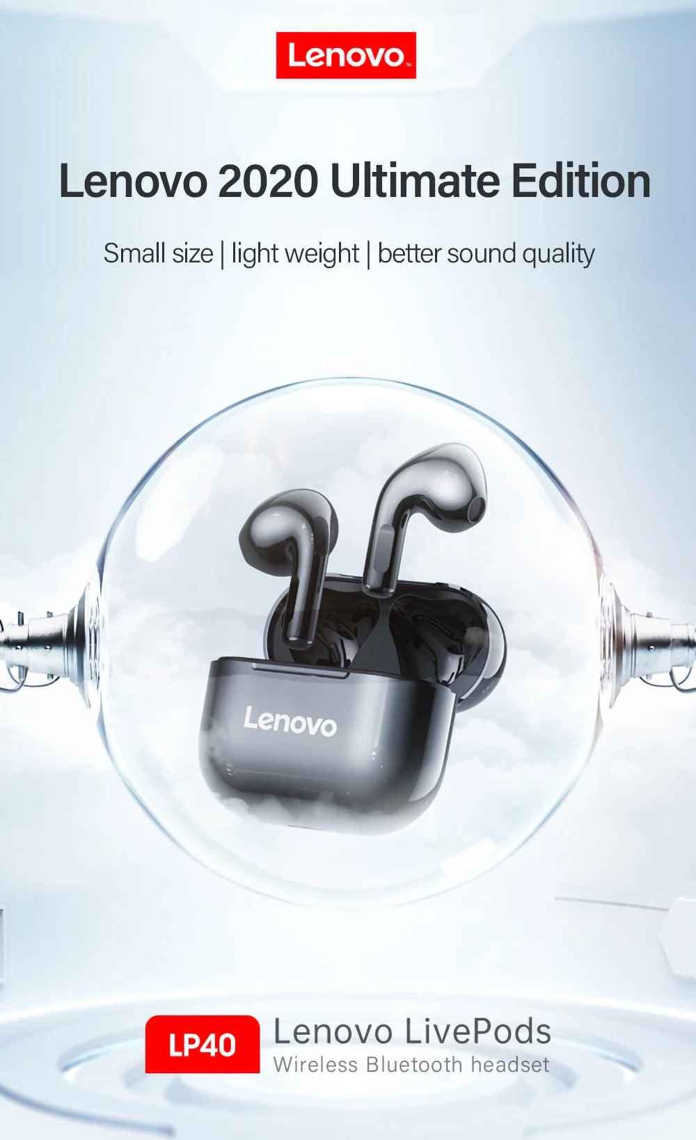 🎧 ¡La Mejor Elección en Audio Inalámbrico Está Aquí! Airpods Lenovo LP 40